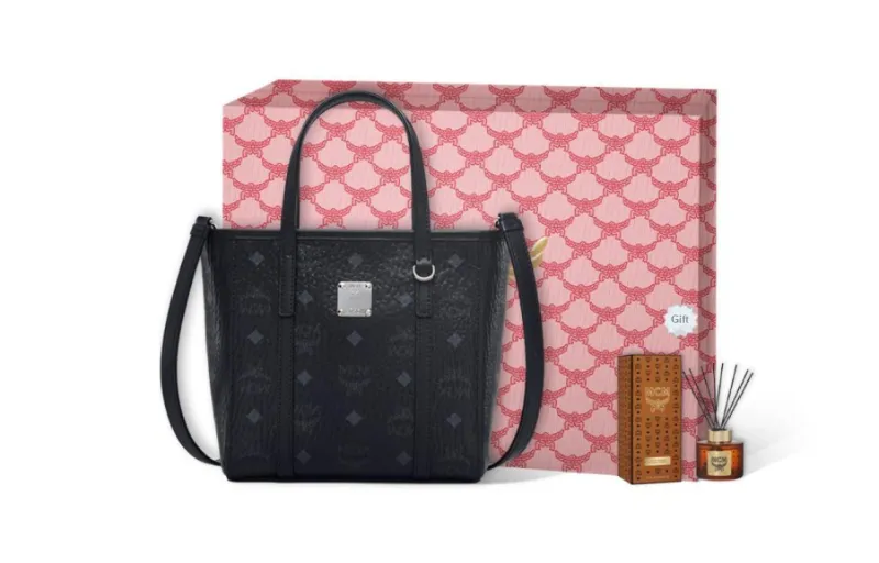 MCM Toni Shopper Mini Visetos Black-8
