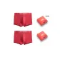 2 Pack (0323 Red+0323 Red)