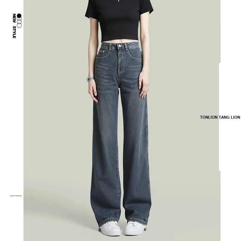 Tonlion Jeans Women's Gray-2