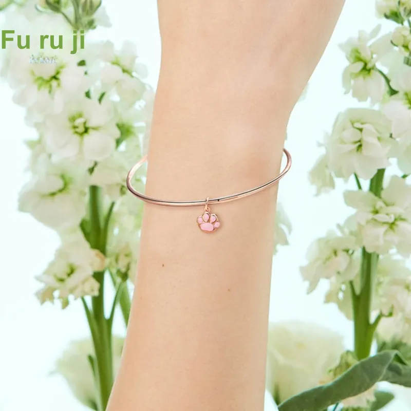 Fu Ru Ji S999 Fine Silver Sterling Silver Bracelets Women's-1