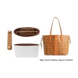 Mcm[Small]Brown DuPont Paper Waterproof Liner+Earth Yellow Shoulder Strap