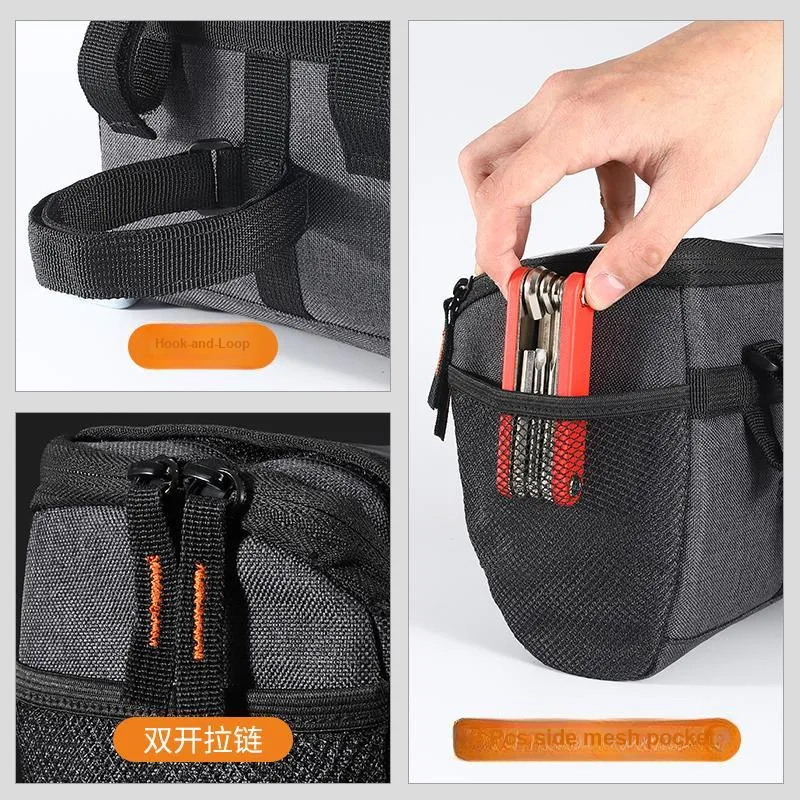 WEST BIKING Bicycle Handlebar Bag Cycling Sports Unisex Polyester-5