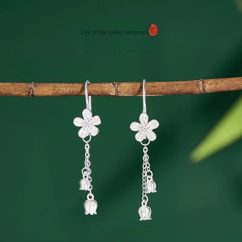 MCK Sterling Silver Earrings Women's-1