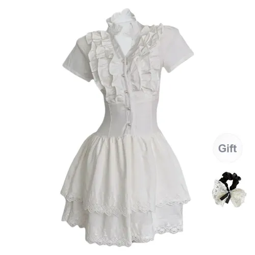 TUSHIFEI Short Sleeved Dress Women's