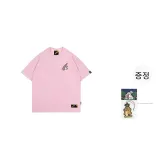 핑크 12개 아이스크림 큐트 고스트 반팔