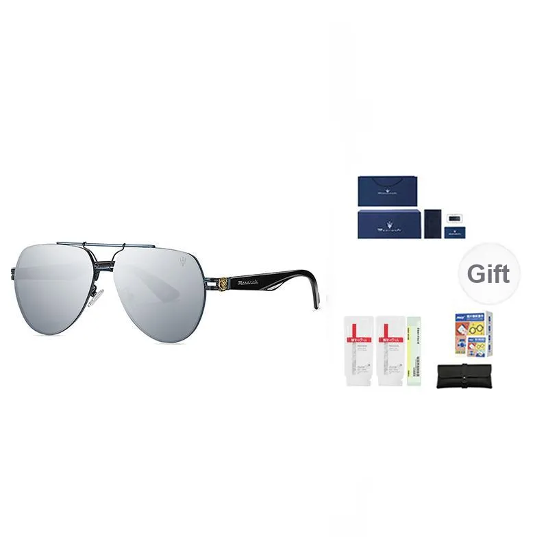Maserati Irregular Shape Sunglasses Unisex-13