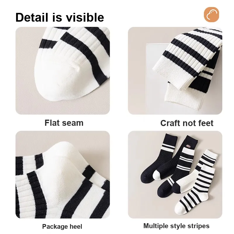 Mulong Family Mid Calf Socks Women's 5 Pack-4