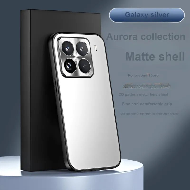 ZHUOJI Matte Material Aurora Invisible Stand Case Phone Case Compatible With Xiaomi 15 Pro/15-11