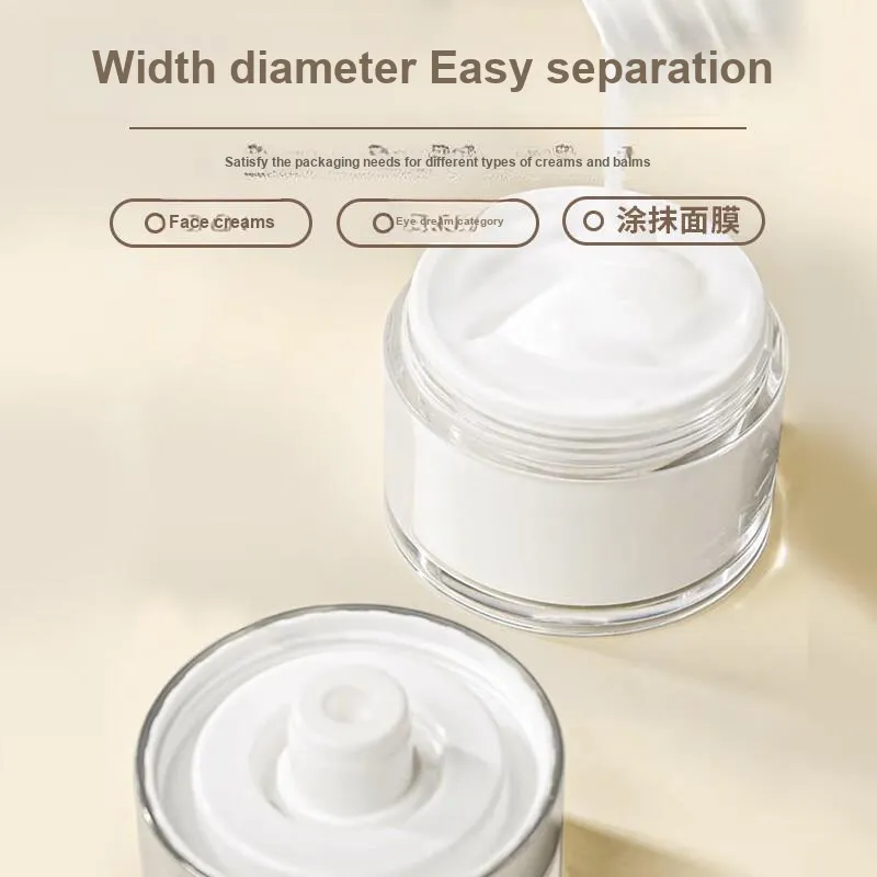 JINGLINGLONG Vacuum Push Button Dosing Bottle Travel Portable Cosmetics Lotion Dosing Box 15ML-3