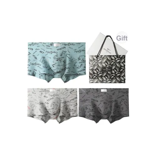 SEPTWOLVES Мужское нижнее белье 3 штуки коробка включена + сумка для покупок