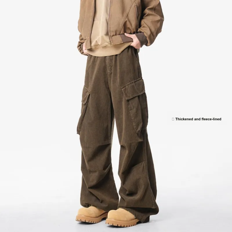 *EVAE+MOB Cargo Pants Unisex Coffee Brown-1