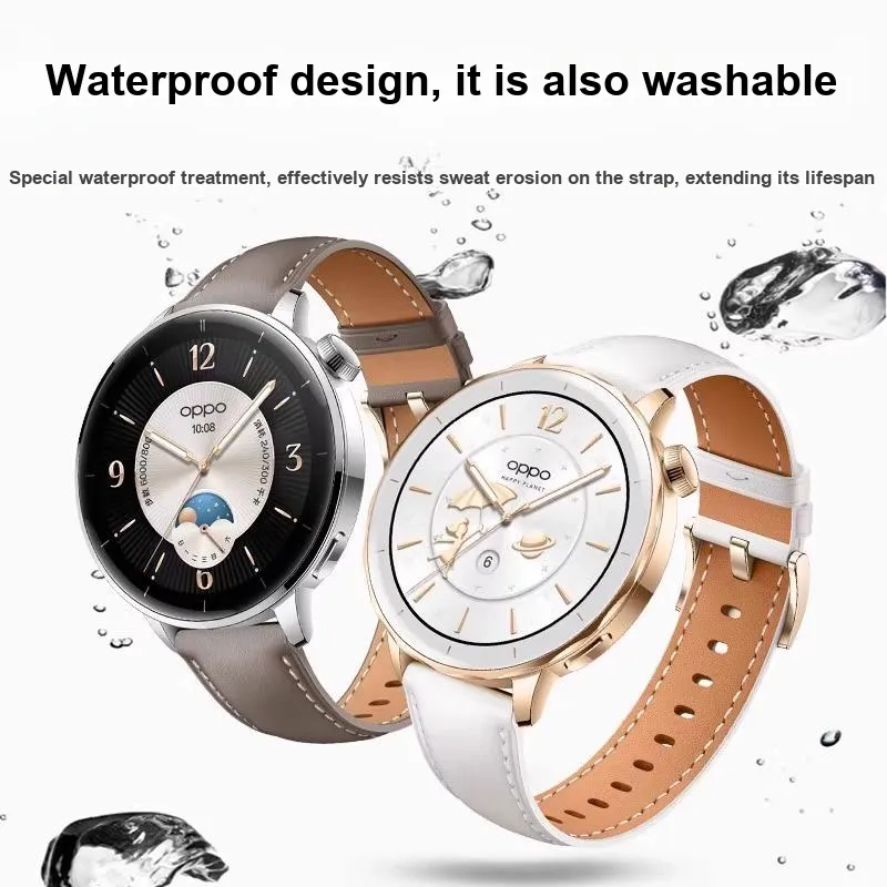 Miss Wrist Watch Band OPPO Compatibility 135 2100mm Genuine Leather Material-2