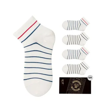 LIANGPU Ankle Socks Unisex 4 Pack