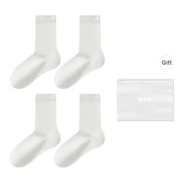 Temooues Mid Calf Socks Women's Combo Set