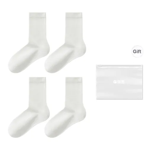 Temooues Mid Calf Socks Women's Combo Set