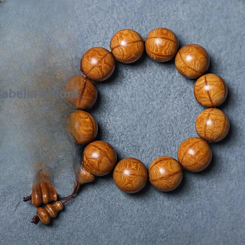 Is Here Zabelia Biflora Wooden Bracelets Men's-5