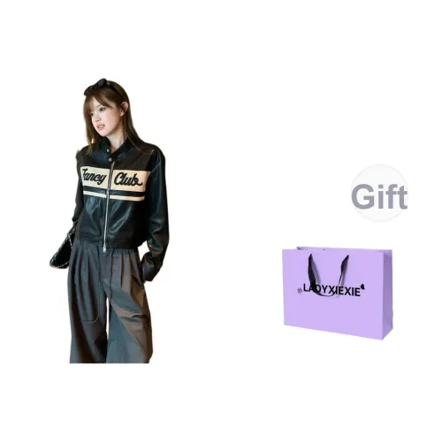 LADYXIEXIE Кожа Куртка Женская
