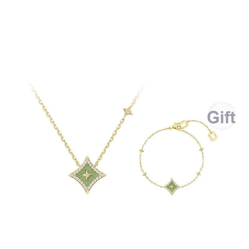 Lola Rose Natural Aventurine Jade Necklaces Women's-7
