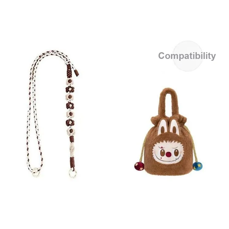 Jingxi Плетеный тканый ремешок сумка женский коричневый