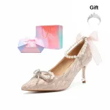 Rhinestone Bowknot Champagne-[7.5cm Box Limited Edition+Limited Edition Crown]Y729