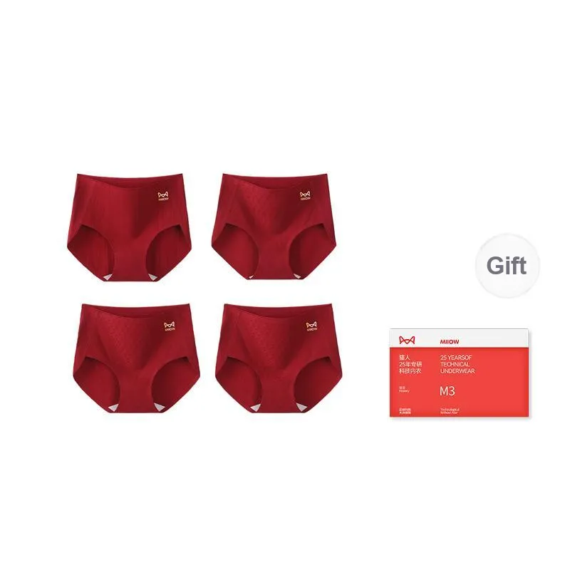 MIIOW Underpants Women's Shopping Bag 4 Pack-6