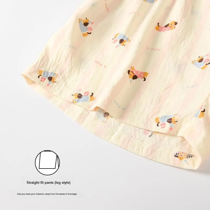 Gongdie Pajama Set Women's Apricot-6