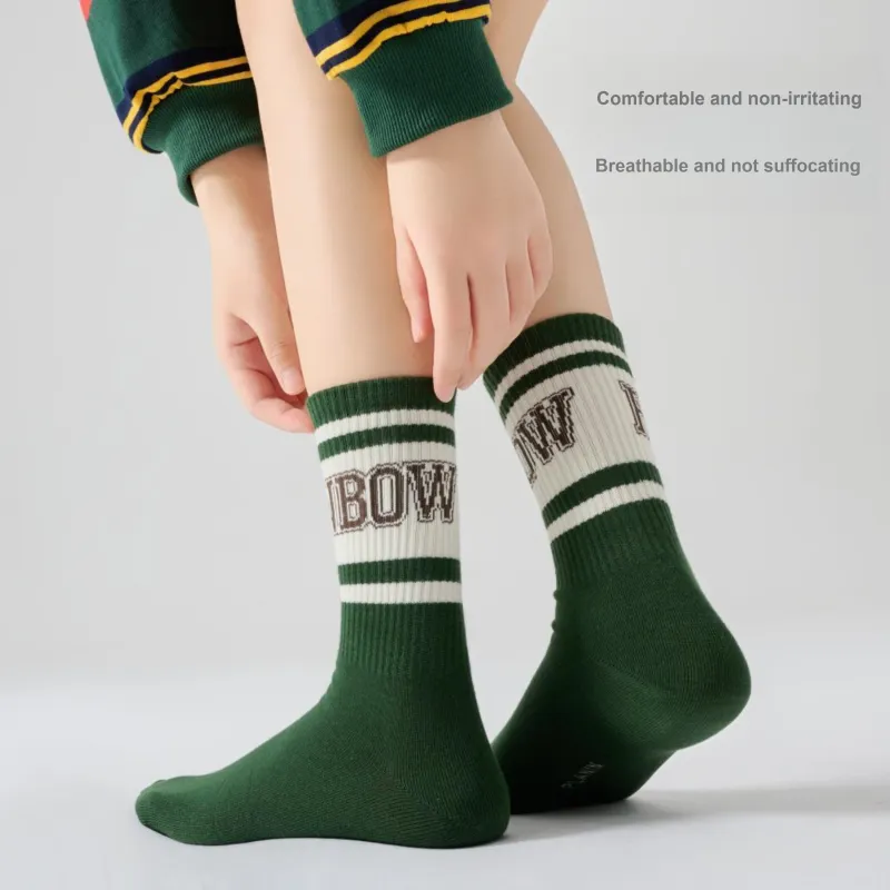 PLAN IN Mid Calf Socks Unisex 5 Pack-4