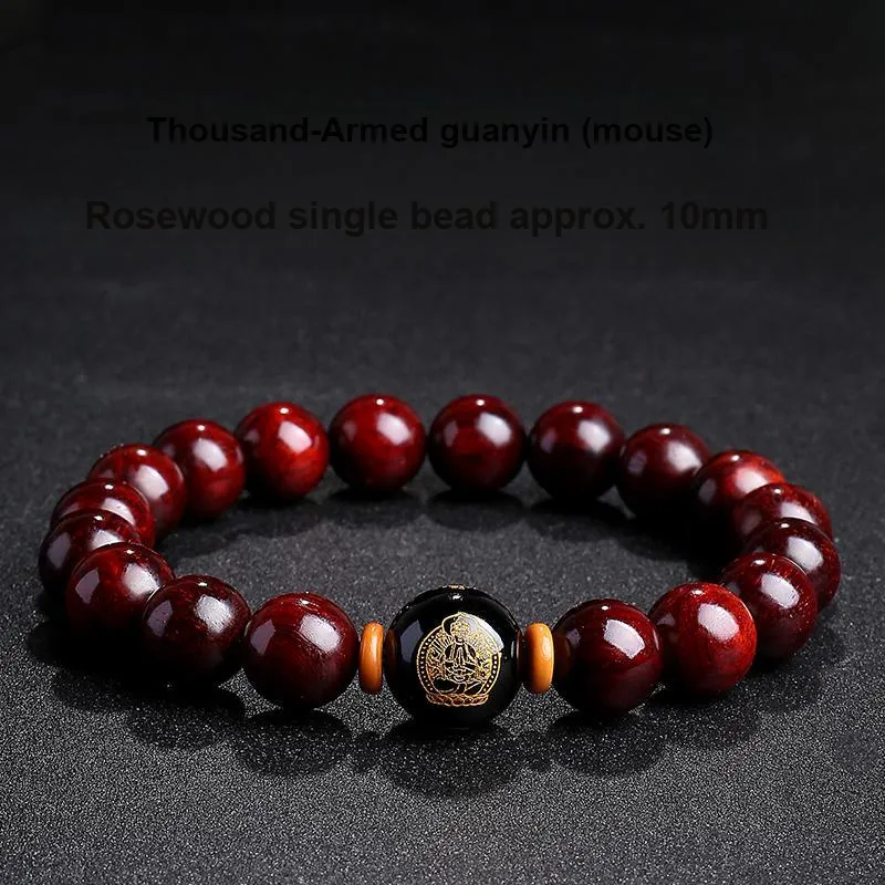 MUSHENGYUAN Rosewood Bracelets Unisex-58
