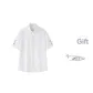 White[Comes with Brand Brooch]