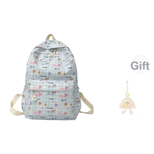 KAMLUI Композитная ткань Рюкзак Стандартный Unisex Light Синий Котенок Светло-синий Щенок