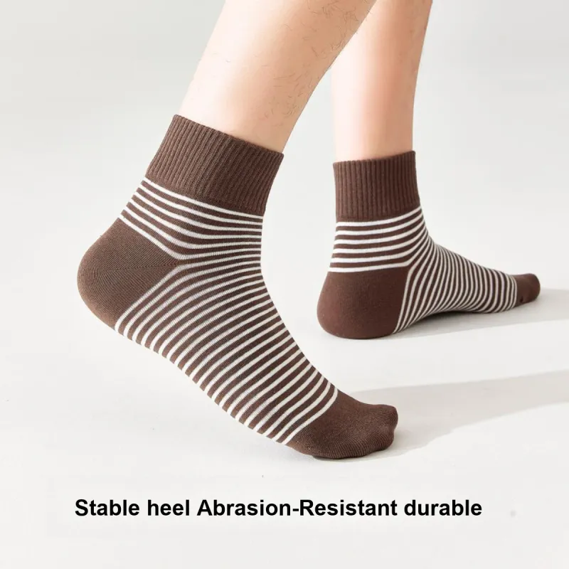 Temooues Mid Calf Socks Unisex 5 Pack-5