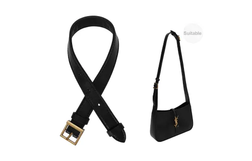 Lan Bao Fan Bag Accessories Black Extension Strap 45cm