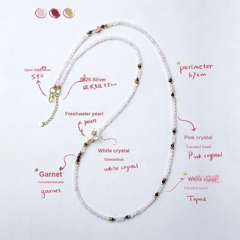 Amy's Garden Crystal Necklaces Women's-2