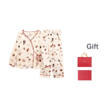 JINSANT Pajama Set Women's Shopping Bag The Shadow Of The Leaves Announces The Arrival Of Autumn
