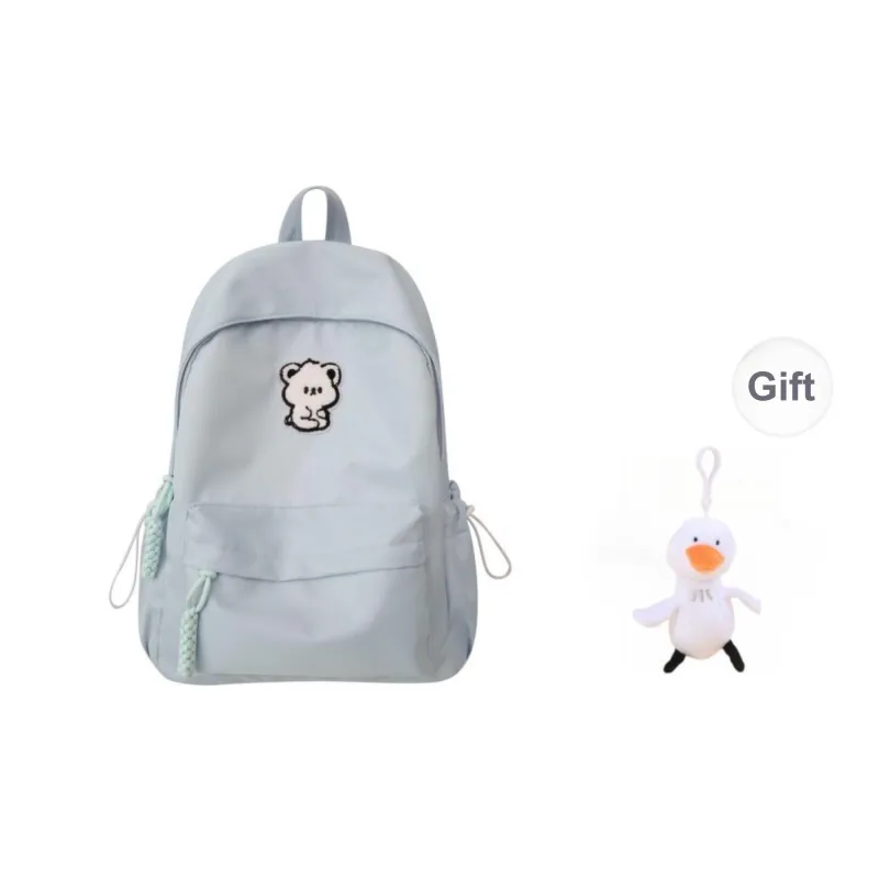 URBAN FOREST Nylon Backpack Unisex Red/Yellow/Blue/Black/White-12