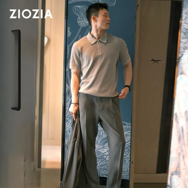 ZIOZIA x TONGQINNANZHUANG Summer Casual Pants Men's Green-2