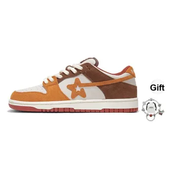 RIPSTAR SKBD Low Maxes Clay Slip Resistant Cushioning Low Top Skateboard Shoes Unisex Terracotta