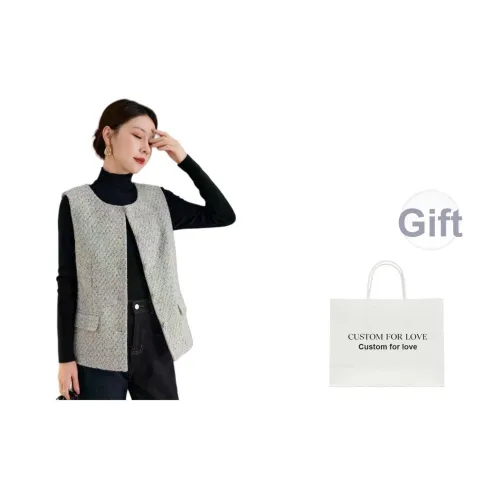 SHUIMOJIAREN Синий Женский жилет