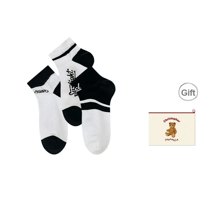 Caramella Ankle Socks Unisex Shopping Bag Combo-6