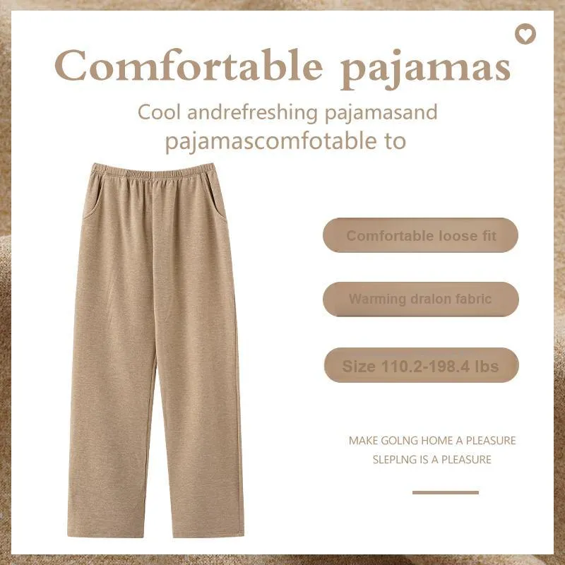 GOSO Pajama Pants Men's Light Coffee-1