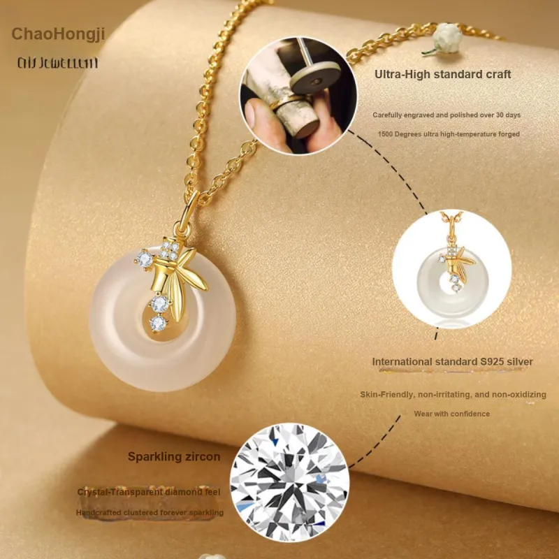 CHAOHONGJI Chalcedony Necklaces Women's-2
