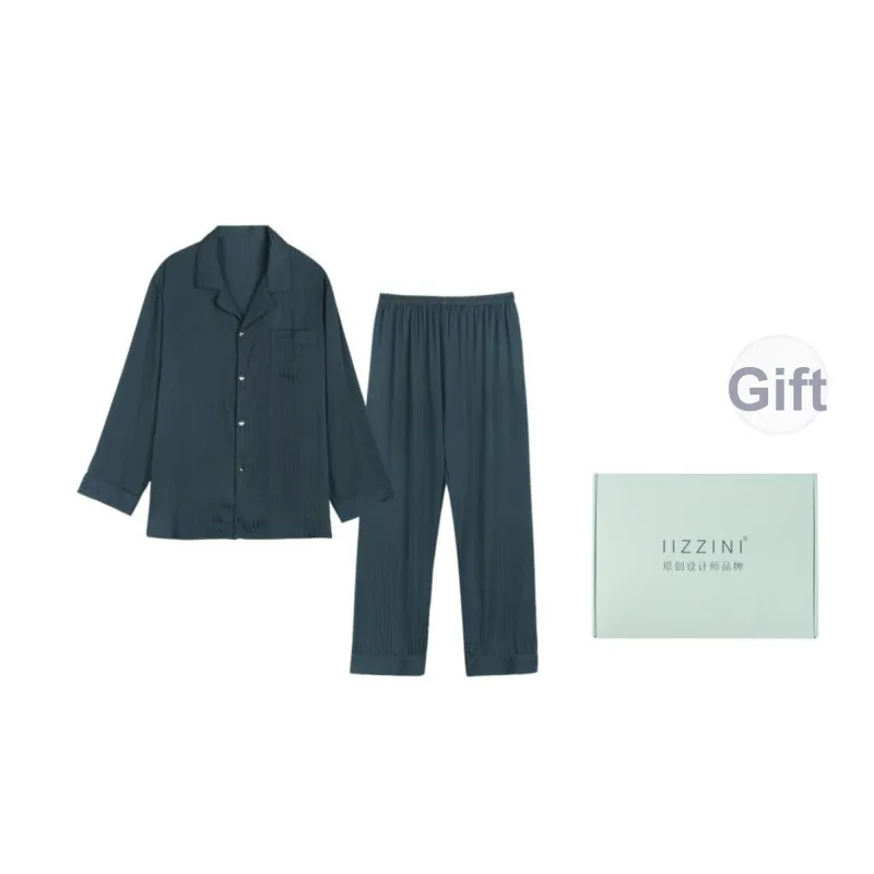 IIZZINI Pajama Set Men's Sea Green-6