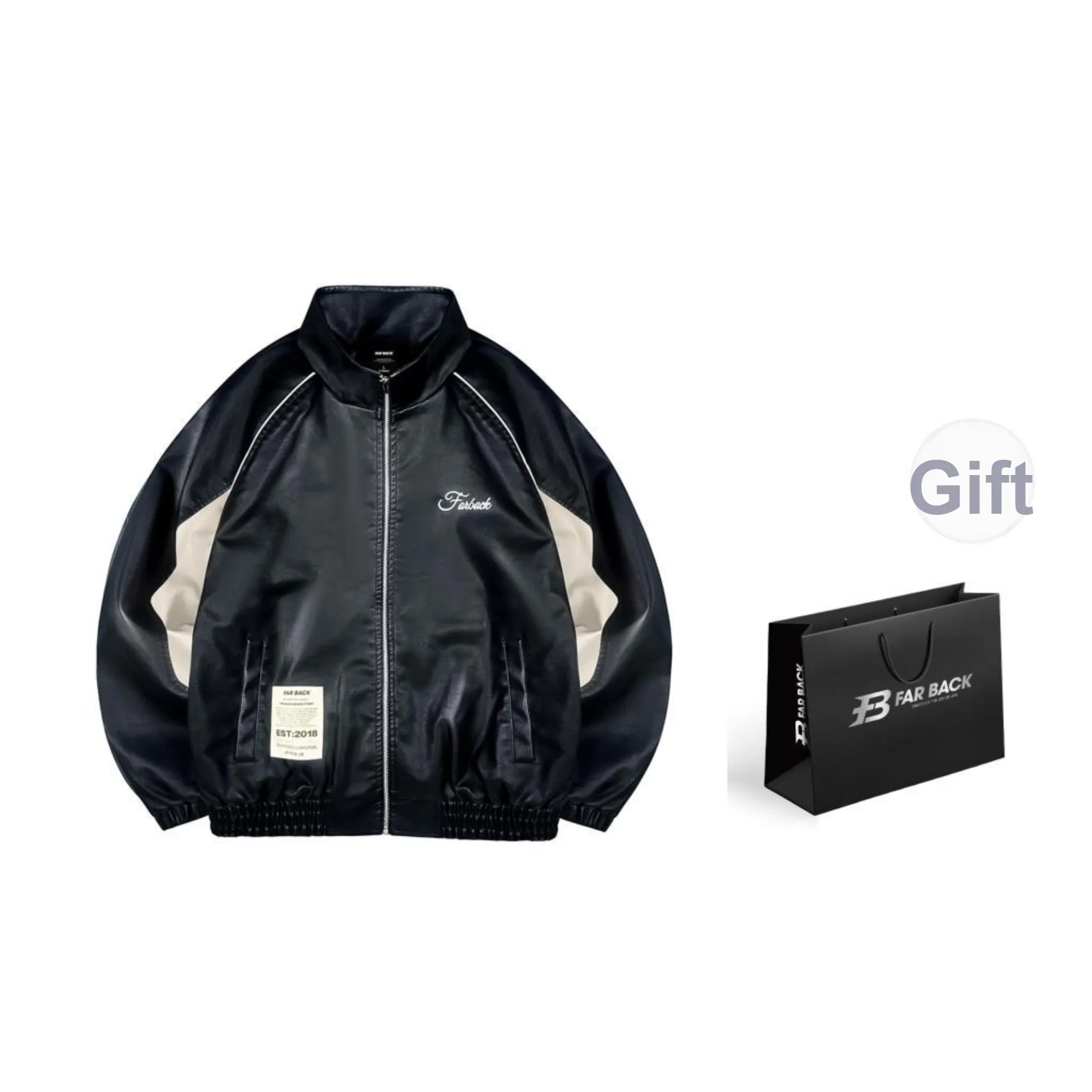 FAR BACK Leather Jackets Unisex