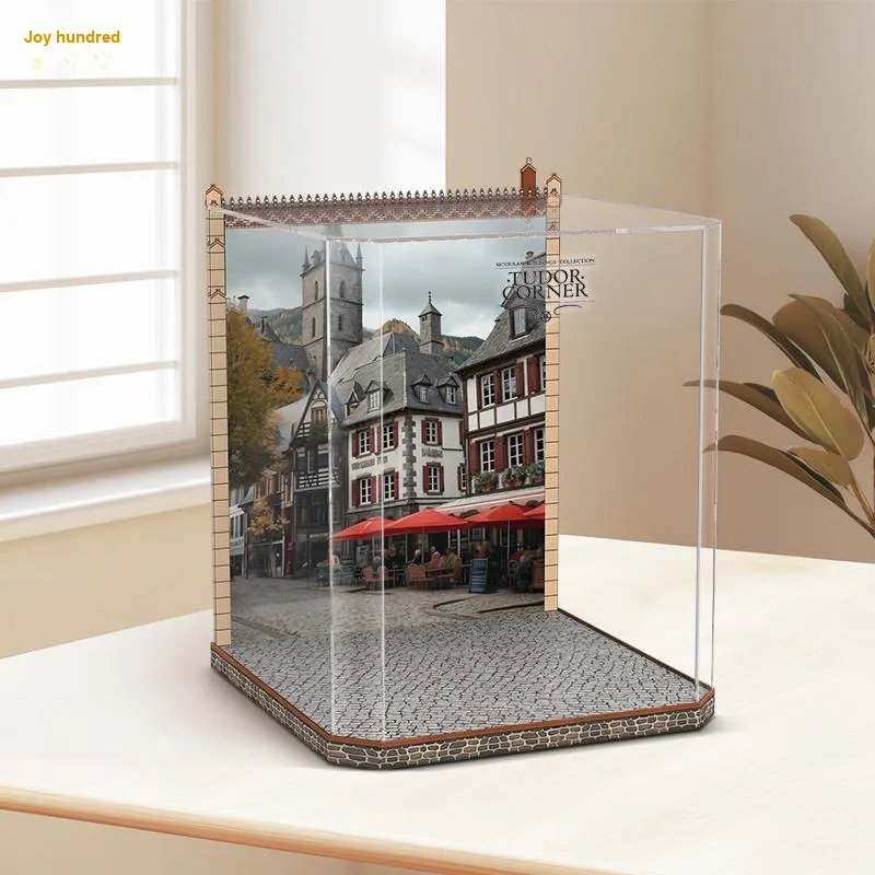 LIGHT YOUR BRICKS LEGO 10350 British Street Corner Display Case Model Accessories-1