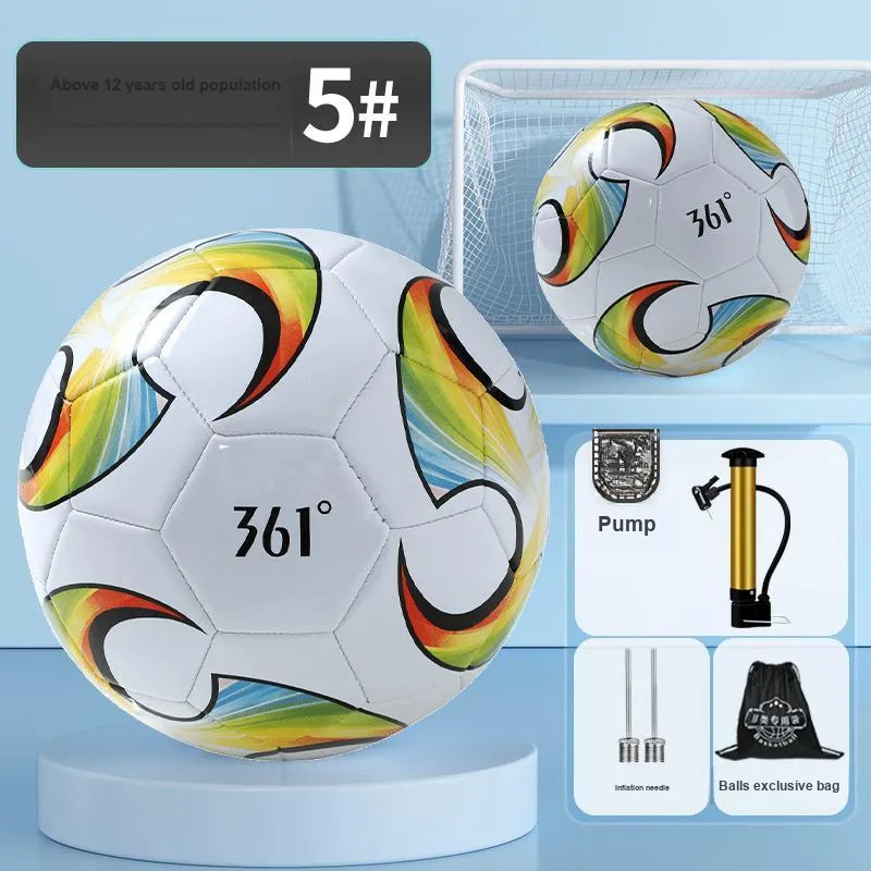 361° Classic Collection Size 5 Soccer PU Machine Stitched Soccer Ball Unisex-5