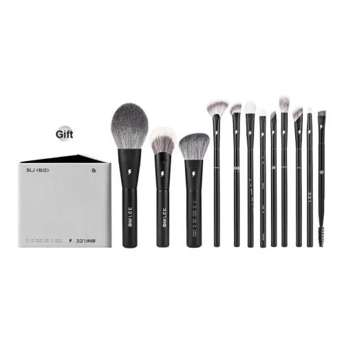BLJ Lightning Collection 12 шт. Набор кистей для макияжа настольный портативный антибактериальный смешанный детали мягкий