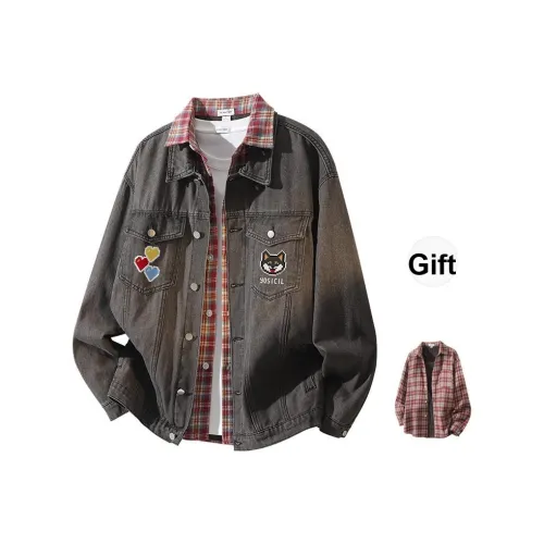 YOSICIL Унисекс Джинсовые Куртки