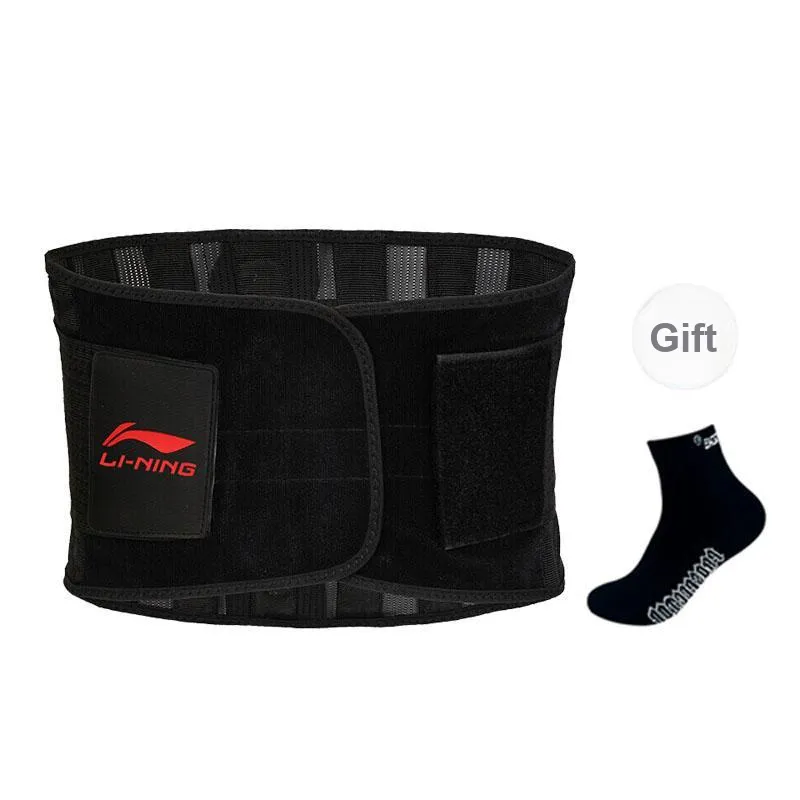 LiNing Back Support Braces Breathable Protective Compression Polyester Unisex-26