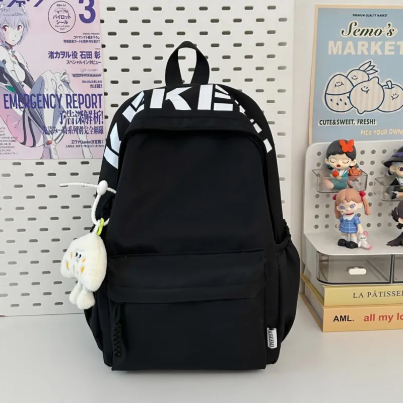ZOGA Nylon Backpack Unisex White/Black/Red/Blue-4