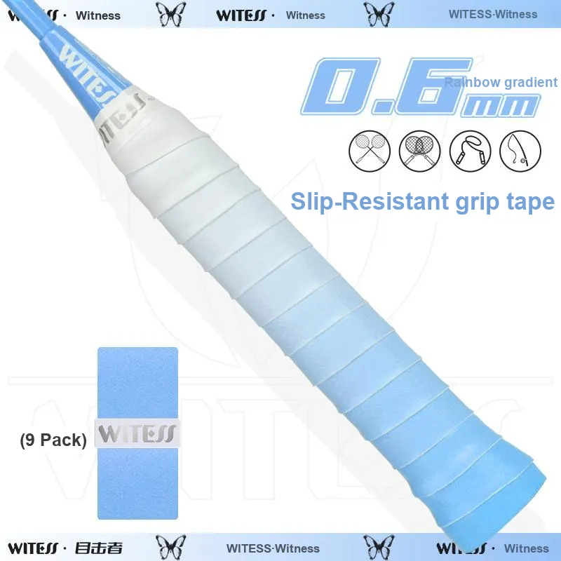 WITESS Badminton Grip Tape Macaron Color Palette 6 Colors To Choose PU Thin 1100*25*0.6mm-56